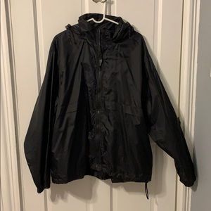 Black Men’s Rain Jacket